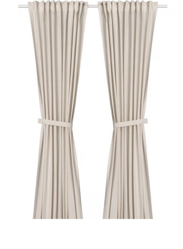 Coppia tende ikea lenda beige - lenda,