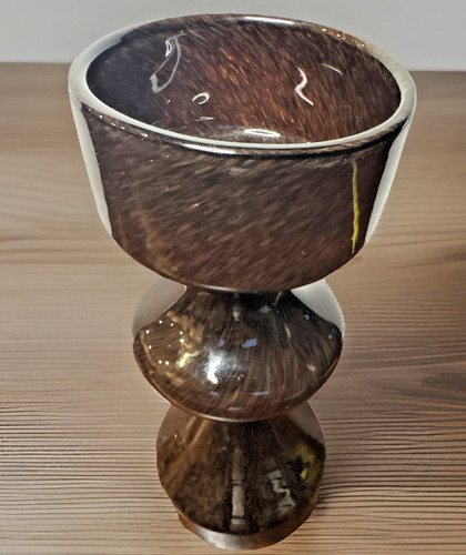 Hooped glass bulb forcing - hooped, vase