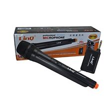 x Microfono Professionale Wireless Dinamico  Interruttore Senza Fili Linq W735