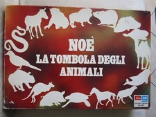 GIOCO IN SCATOLA VINTAGE  - NOE' LA TOMBOLA DEGLI ANIMALI  - EDITRICE GIOCHI EG