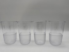 Tupperware Bicchieri Trasparenti 400ml Set di 4 – Bicchieri Riutilizzabili Durevoli