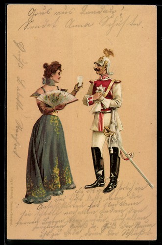 Cartolina soldatino - soldatino, in
