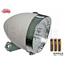 Fanale / Luce Anteriore Bianco 3 LED Bici Graziella - Olanda - Bacchetta - City