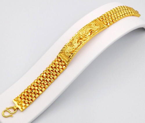 Bracciale drago 24k thai - bracciale,