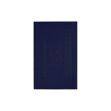 Tappeto Bagno In Spugna di cotone Onda Blu, modello Torino jacquard Varie Misure