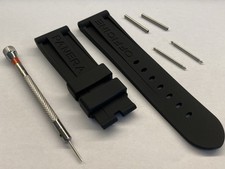 Cinturino In Gomma 24mm Nero