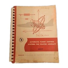NORAIR Northrop Automatic Flight Control For Piloted Aircraft 1956 Aeronautics