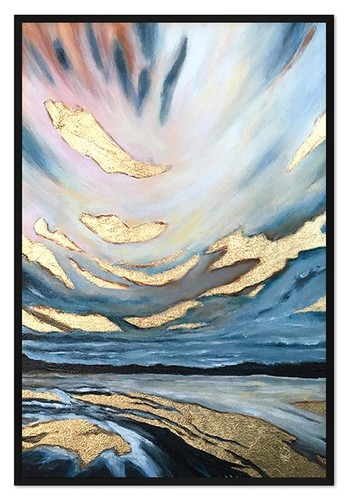 Paesaggio astratto 63x93cm - astratto,