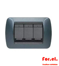 PLACCA BTICINO LIVING METALLO