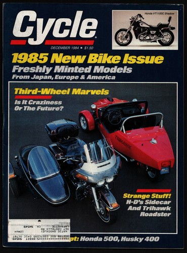 December 1984 cycle magazine - december,