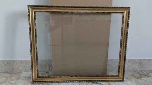 Cornice antica legno dorata - cornice,