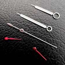 Set lancette - BIANCO/ROSSO - Landeron 48 - 49 - 248 - 51 - crono - lancette orologi