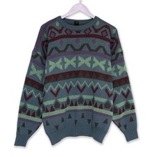 Maglione Vintage multicolore a