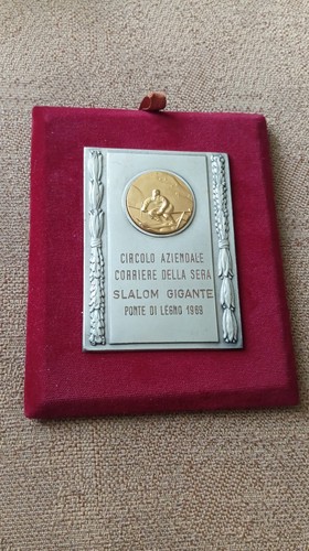 Medaglia oro sci anni 70 - d'oro, 60-70