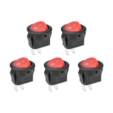 Mini Boat Rocker Switch Red