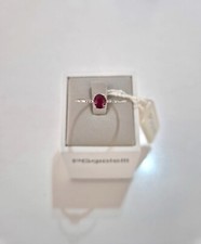 ANELLO Solitario RUBINO Rosso