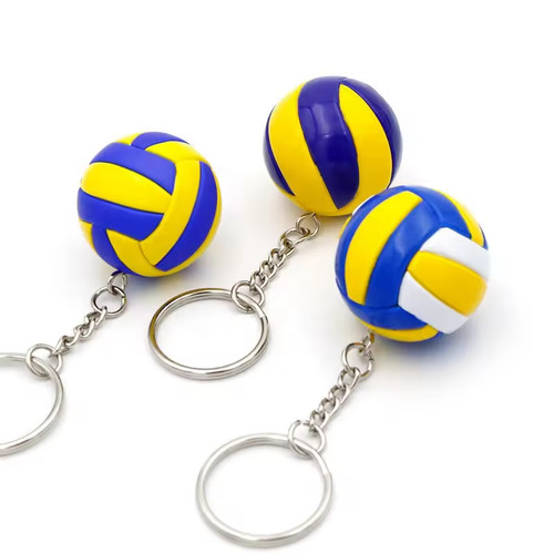 Portachiavi palla pallavolo - 3d,