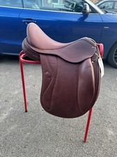 Sella dressage marrone 17,5""