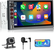 Universale Autoradio 2 DIN Con Schermo Wireless Carplay & Android Auto Bluetooth
