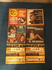 Rock and Roll Beat Job Lot  Italy 6 Dischi Beatles Byrds Gaber Giganti Zanicchi 