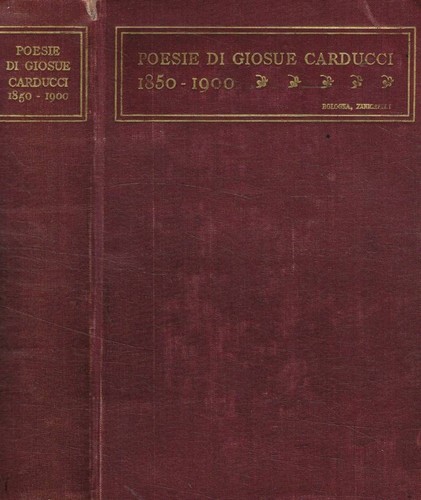 Poesie 1850 1900 - ., giosuè