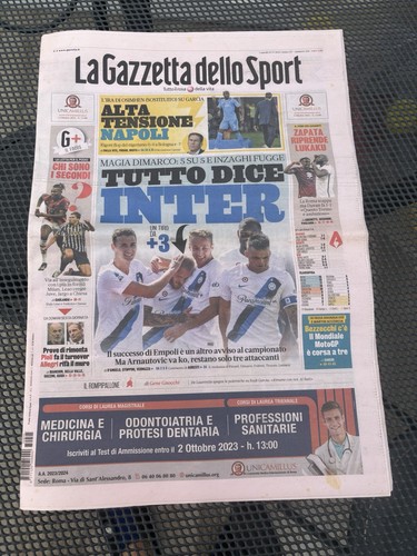 Giornale calcio 25 - giornale, il