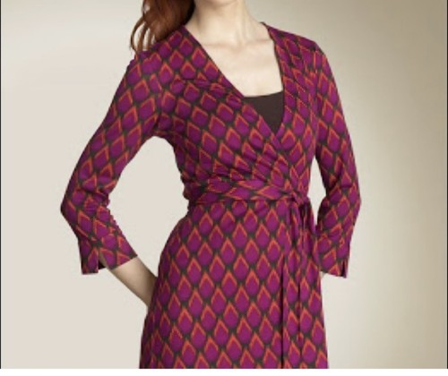 Abito avvolgente diane von - avvolgente,