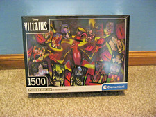 CLEMENTONI 1500 PEZZI PUZZLE DISNEY VILLAINS NUOVO 2025 DISNEY PUZZLE CONTROLLA ALTRI