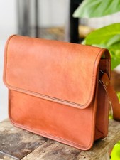 Borsa A Tracolla In Vera Pelle