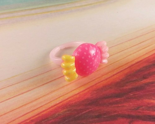 Anello bambina resina - anello,