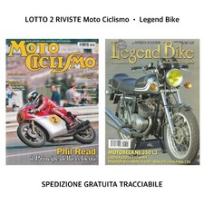 LOTTO DI 2 RIVISTE MOTO D’EPOCA DA COLLEZIONE Moto Ciclismo • Legend Bike
