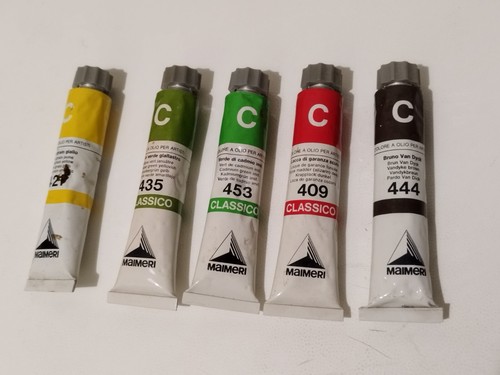 Set colori olio - colori, ad
