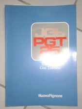 NUOVO PIGNONE gas turbine depliant formato A4 quattrofacciate