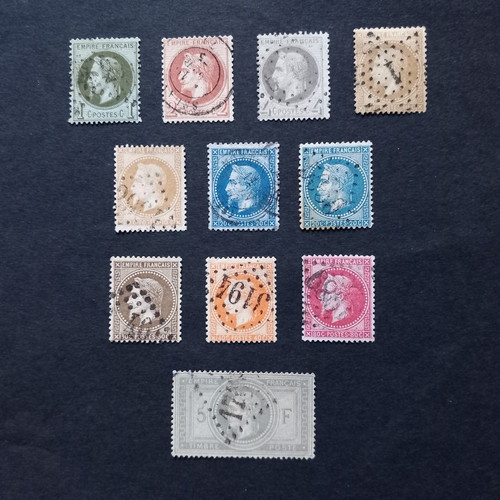 Francia 1862 effigie di - francia, 1862/70