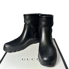 Stivali corti Gucci in pelle