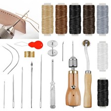 Set da Cucito in Pelle 21 Pz