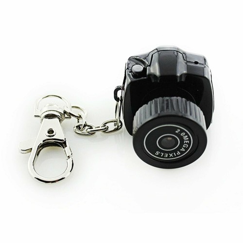 Mini fotocamera plastica nera
