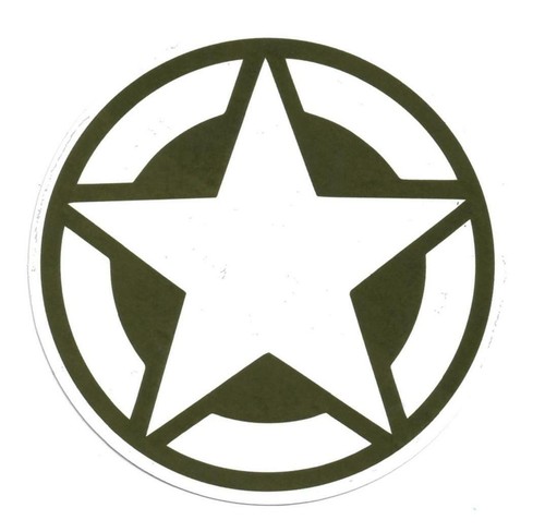 Army star adhesif - us,