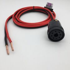 Hallicrafters  SR-42A  SR 42 SR-46A SR 46  power cord cable DC 12V  + FUSE