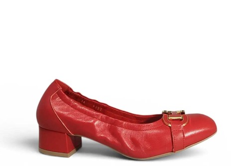 Decollete melluso rosso - rosso, art