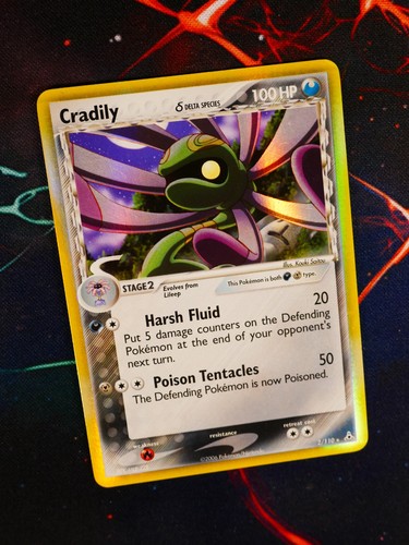 Pokemon cradily card - pokemon,