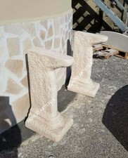 BASI STAFFE PER LAVANDINO APPOGGIO LAVABO IN MURATURA DA GIARDINO ESTERNO H67 CM