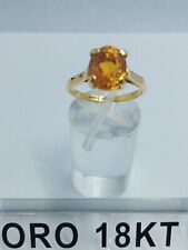 Anello in oro giallo 750 18