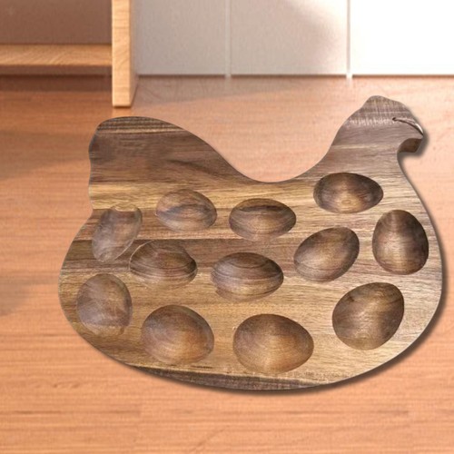 Portauova legno vassoio - portauova,