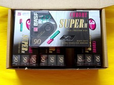 10 nastri cassette BASF Chrome