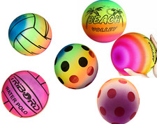 PALLA DA BEACH VOLLEY ALL'APERTO/INDOOR BAMBINI PALLA DA SPIAGGIA GONFIABILE DA PISCINA ARCOBALENO