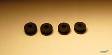 Bedplate Grommets Black Rubber per SME 3009 3012