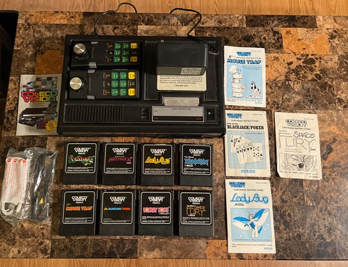 Console colecovision con due - console,