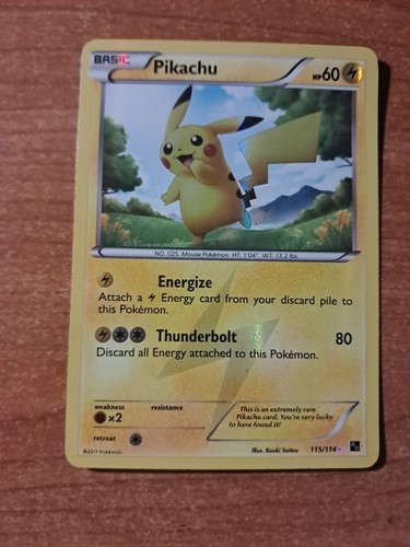 Pikachu holo rara - pikachu,