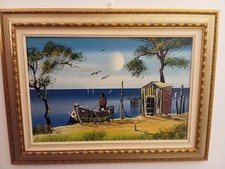 Quadro olio su tela Romano